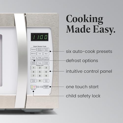 Farberware Smart Sensor Microwave Oven - Retro White