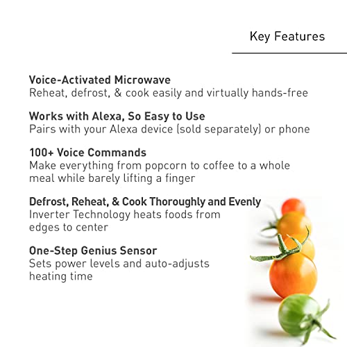 Panasonic Smart Inverter Countertop Microwave Oven with Alexa