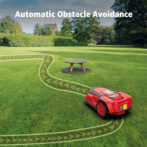 PowerSmart 20V Robot Lawn Mower - Covers 1/4 Acre / 10,890 Sq.Ft with Smart APP Control - PDL08A(Battery & Charger Included)