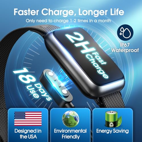 Dog Bark Collar, Bark Collar for Small Medium Mini Dogs, Smart No Bark Collar, Safe & Humane No Shock Barking Collar, Automatic Stop Bark Collar with Adjustable Beep Vibration Modes and 7 Sensitivity