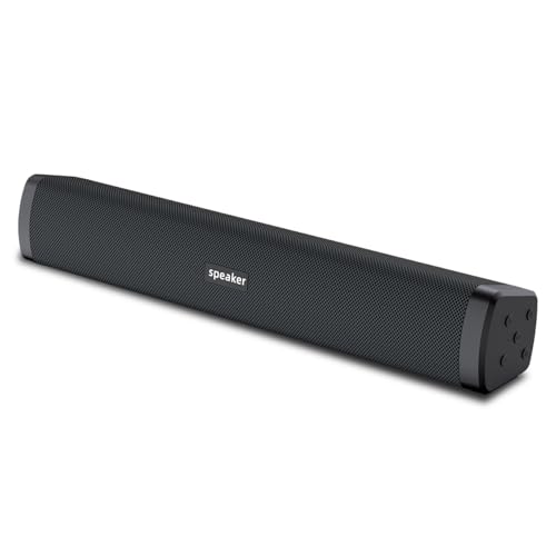 OOYY Home Portable Wireless Sound Bar with Bluetooth, Home Theater TV Sound Bar System Compatible for PC, Laptop, Smartphones