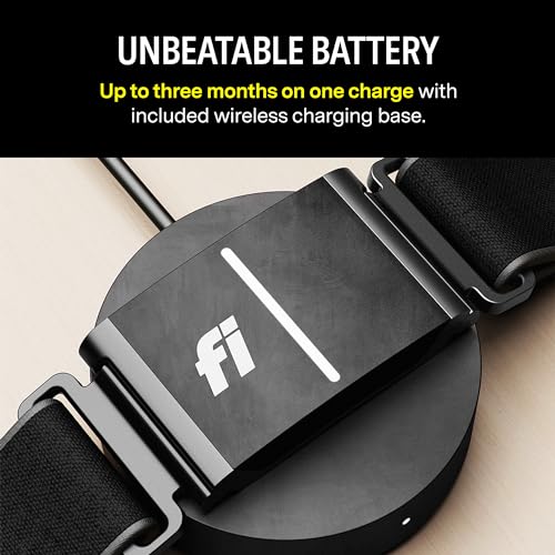 Fi Series 3 Smart Dog Collar - GPS Dog Tracker and Activity & Fitness Monitor, Waterproof, LED Light, Escape Alerts, Nationwide Coverage [Free 1 Year Membership] (Gray, X Small)