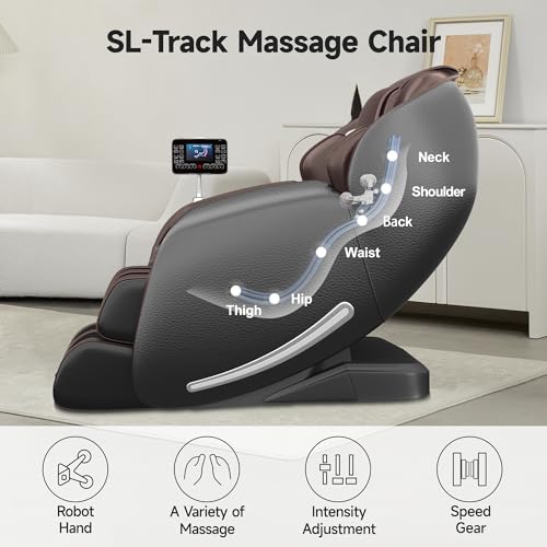 Real Relax Full Body Massage Recliner Chair with Heat