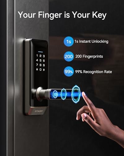 Smart Keyless Door Lock with Fingerprint Control