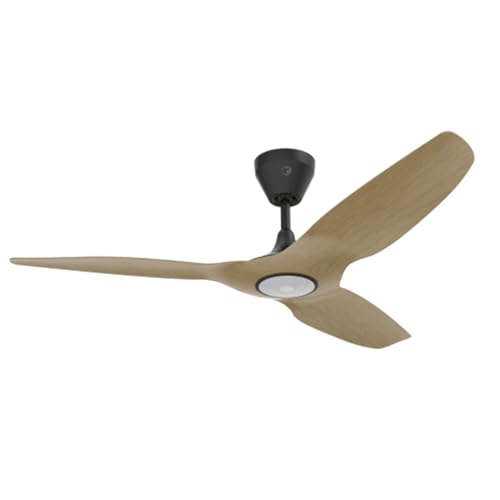Big Ass Fans – Haiku L, Smart Ceiling Fan – Energy Efficient Cooling for Home, Bedroom, Office, Living Space, and More – 16 Lighting Settings with 7 Speed Settings – 52” - Caramel/Black