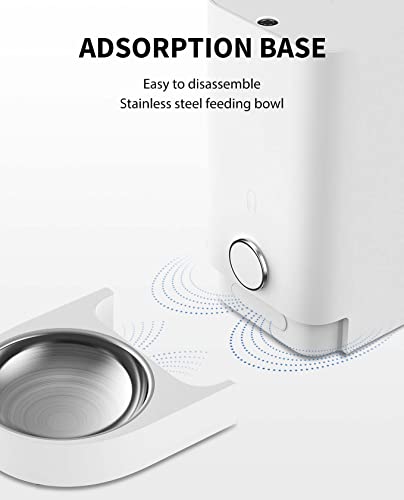 PETKIT Automatic Cat Feeder, 2.4GHz WiFi Automatic Pet Feeder for Cats and Dogs Smart Pet Dry Food Dispenser, Up to 10 Meals per Day, Low Food Reminder, App Control