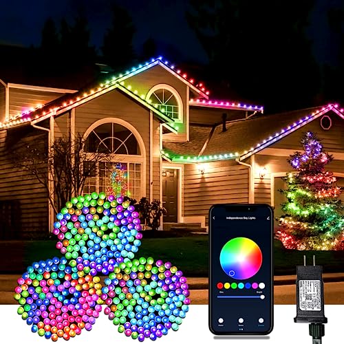 Smart RGB LED Christmas & Halloween String Lights