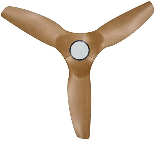 Big Ass Fans – Haiku L, Smart Ceiling Fan – Energy Efficient Cooling for Home, Bedroom, Office, Living Space, and More – 16 Lighting Settings with 7 Speed Settings – 52” - Caramel/Black