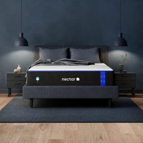 Nectar Twin Mattress 12 Inch - Medium Firm Gel Memory Foam - Cooling Comfort Technology - 365-Night Trial - Forever Warranty ,White