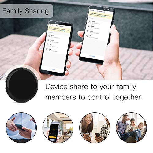 MoesGo WiFi IR Control Hub for Smart Appliances via Voice and Smart Life/Tuya App, Compatible with Amazon Echo and Google Home