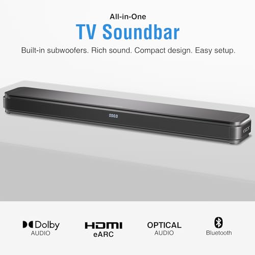 MAGNEMA Dolby Sound Bar with Built-in Subwoofers