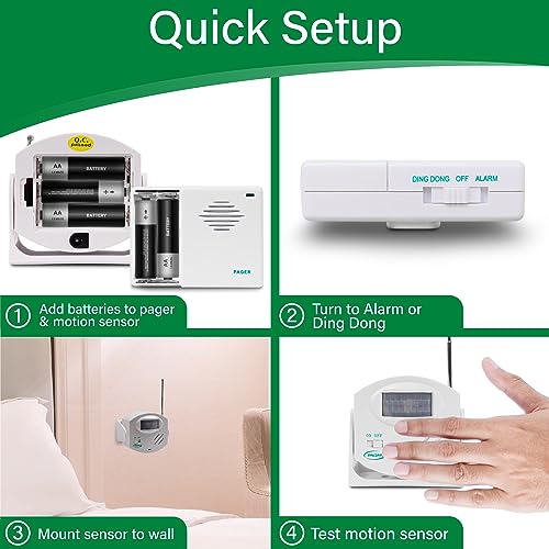 Wireless Motion Sensor Alarm System for Caregivers