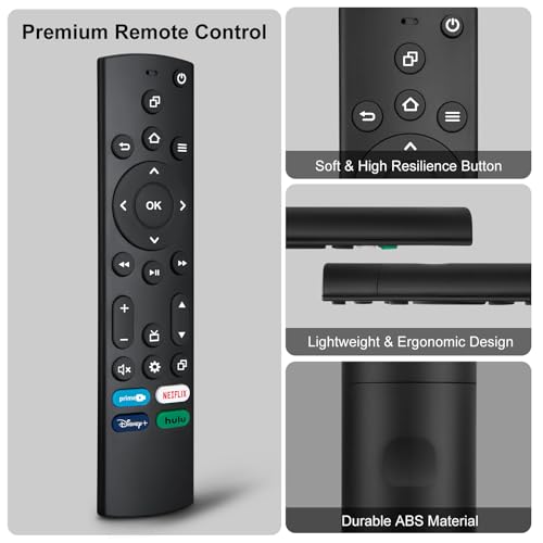 Replacement Remote for All Insignia/Toshiba/Pioneer Smart TVs