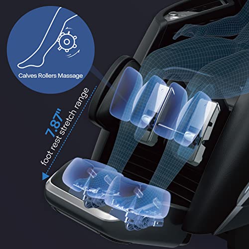 iRest 2023 4D Massage Chair Recliner with Zero Gravity & AI Voice Control