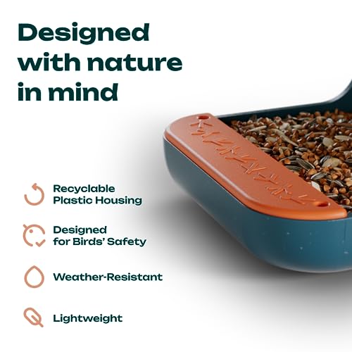 BIRD BUDDY® Original Smart Bird Feeder with Camera Solar Powered. High Resolution AI Camera for Beautiful Close-up Shots and a Unique Bird Watching Experience
