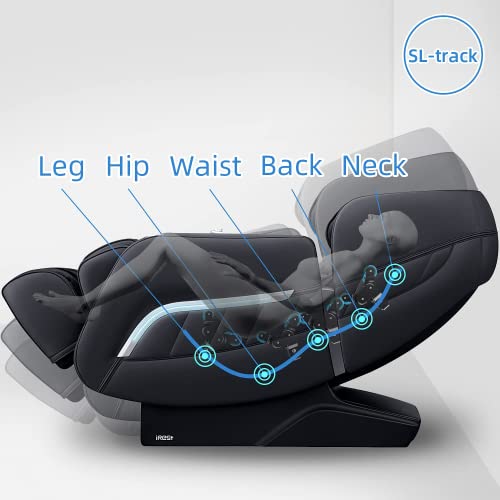 iRest Full Body Zero Gravity Massage Chair (Black)
