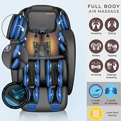 iRest SL Track Massage Chair Recliner with Bluetooth