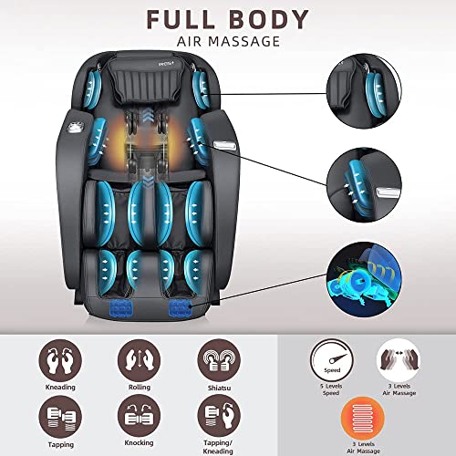 iRest Full Body Zero Gravity Massage Chair (Black)