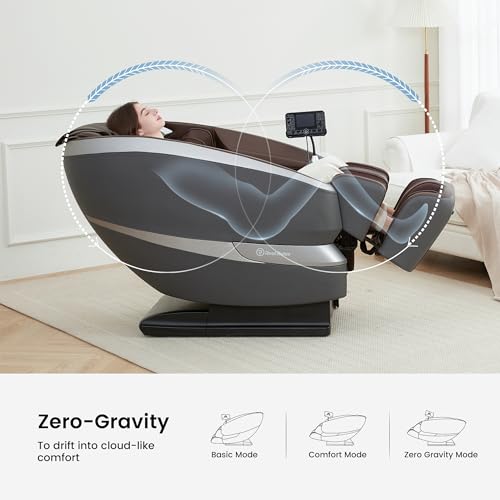 Real Relax 2024 Full Body Massage Chair, Brown