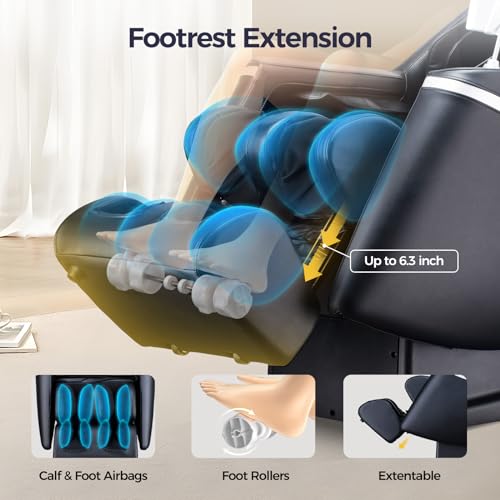 2024 3D SL Track Shiatsu Massage Chair with APP Control