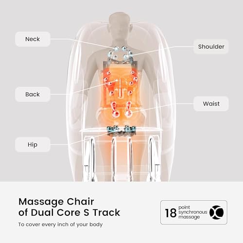 Real Relax 2024 Full Body Massage Chair, Brown