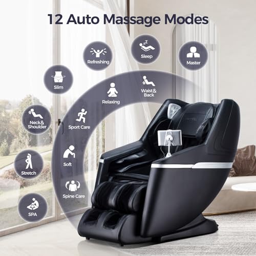 2024 3D SL Track Shiatsu Massage Chair with APP Control