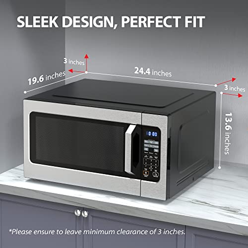 Toshiba Smart Sensor Countertop Microwave, 2.2 Cu Ft