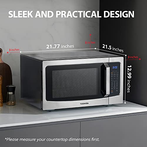 TOSHIBA 4-in-1 Countertop Microwave Oven, Smart Sensor