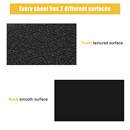 3 Pack Black ABS Plastic Sheet 12" x 16" 1/8" Thick (3mm), High Tensile and Impact Strength Moldable Plastic Sheet Plexiglass Sheet, DIY Material for Home Decor, Handicrafts