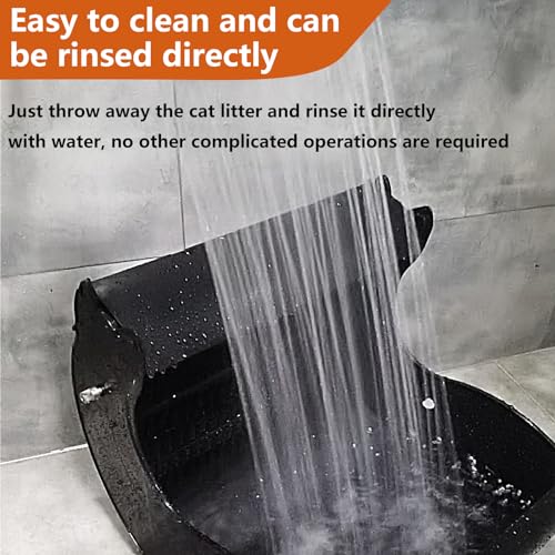 VCZONE Automatic Cat Litter Box, Self-Cleaning Cat Litter Box for Multiple Cats Ultra Cleaning, APP Control Low Noise Safety with Garbage Bags Cat Litter/Shovel/Mat