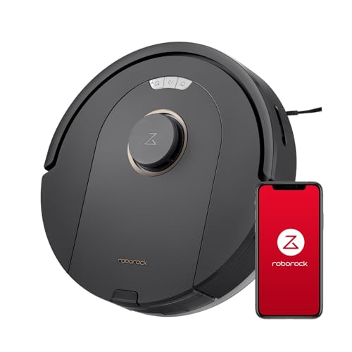 roborock Q5 Pro Robot Vacuum and Mop Combo, 5500Pa Suction, DuoRoller Brush, LiDAR Navigation, Robotic Vacuum Cleaner with 240 min Runtime, Smart No-Go Zone, Perfect for Pet Hair