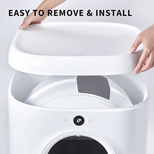 PETKIT PuraX Self-Cleaning Litter Box, Scooping Free and Automatic for Multiple Cats with Mat, xSecure/Odor Removal/APP Control