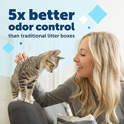 PetSafe ScoopFree Crystal Smart Self-Cleaning Cat Litter Box - WiFi & App Enabled - Hands-Free Cleanup With Disposable Crystal Trays - Less Tracking, Superior Odor Control - Includes a Disposable Tray