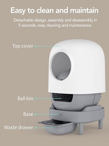 Self Cleaning Cat Litter Box - The Game Changer for Cat Owners, Latest Model Automatic Cat Litter Box with APP Control
