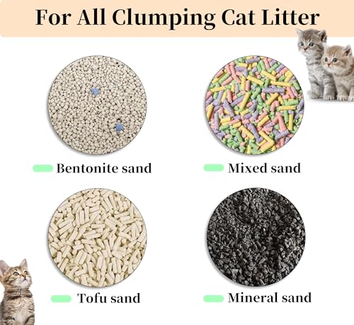 100L Self-Cleaning Cat Litter Box,Automatic Litter Box-Robot for Multiple Cats,Large Electric Kitty Litter Box-APP Control,Odor-Free,Liner & Litter Mat & Aromatherapy Box