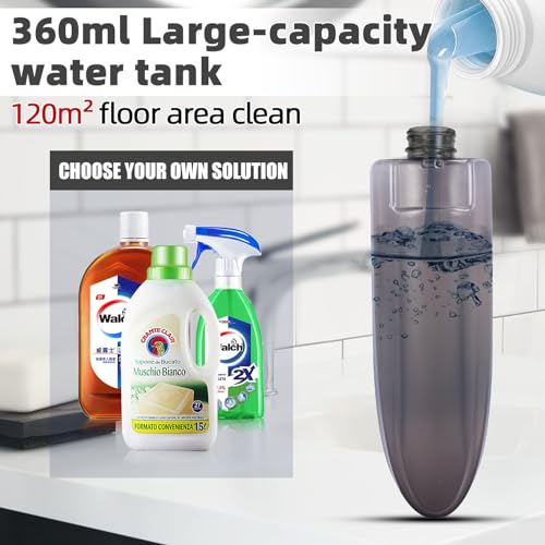 Mops for Floor Cleaning Wet Spray Mop with 6 Washable Microfiber Pads 1 Scraper 1 Mop Holder,Wood Floor Mop for Home or Commercial Dry Wet Use Flat Mop for Wall,Hardwood,Vinyl,Laminate,Ceramic,Tile