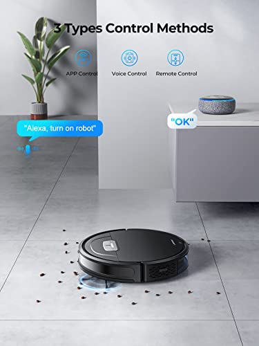 Laresar Robot Vacuums and Mop Combo, Max 4500Pa Suction, Evol 3 Robotic Vacuum Cleaner with Auto Carpet Boost, Self-Charging Robot Vacuum, App&Remote&Voice Control, Ideal for Pet Hair and Carpets