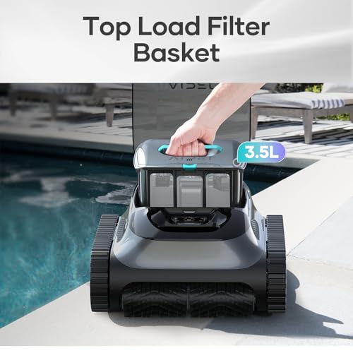(2024 New) AIPER Scuba S1 Cordless Robotic Pool Cleaner, Pool Vacuum for Inground Pools, Wall and Waterline Cleaning, WavePath 2.0 Smart Navigation, 150 min Battery Life, for Pools up to 1,600 Sq.ft