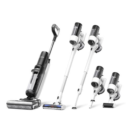 Tineco Floor ONE S7 Combo Smart Wet Dry Vacuum Floor Cleaner Mop, 5 in 1 Multi-Function Up to 65 Mins Runtime Self-Cleaning Dual-Edge Cleaning Whole-House Cleaning