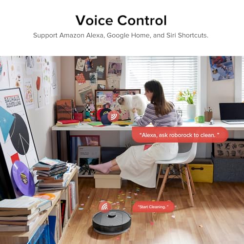 roborock Q5 Pro Robot Vacuum and Mop Combo, 5500Pa Suction, DuoRoller Brush, LiDAR Navigation, Robotic Vacuum Cleaner with 240 min Runtime, Smart No-Go Zone, Perfect for Pet Hair