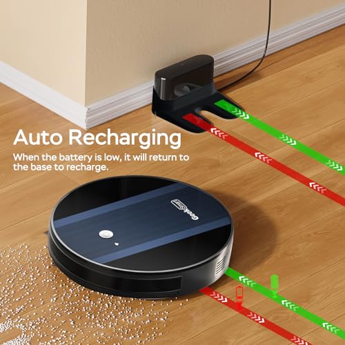 Geek Smart Robot Vacuum Cleaner G6, 1800 Pa Suction, Super-Thin, Cleans Hard Floor to Carpet