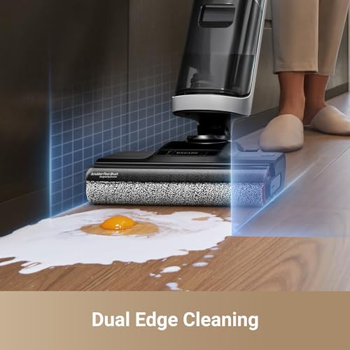 dreame H14 Wet Dry Vacuum Cleaner, 180° Lie-Flat Cordless Vacuum Mop, 140°F Brush Washing, Fast Hot Air Drying in 5Mins, Smart Hard Floor Cleaner Machine with Powerful Suction, Great for Sticky Messes