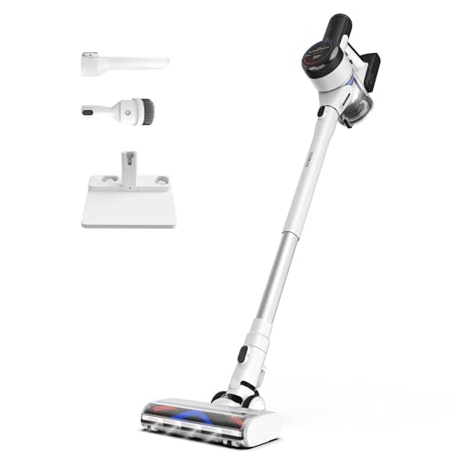 Tineco Pure ONE S15 Essentials Smart Cordless Vacuum Cleaner, Stick Vacuum with Anti-Tangle Brush & Fade-Free Suction, Deep Clean for Hard Floor & Carpets, Pet Hair Cleaning with Led Headlights