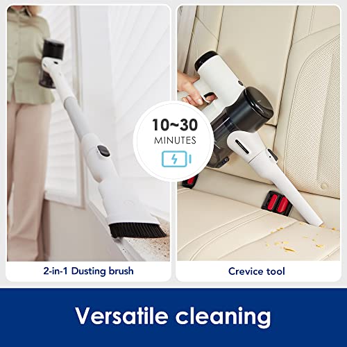 Tineco Pure ONE Air Pet Cordless Smart Vacuum Cleaner, Super Lightweight Stick Vacuum, Ideal for Pet Hair, Handheld Vac with Multi-Attachments, Ultra-Quiet, Install-Free Charging Dock
