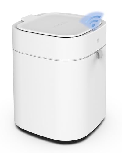 IntreLife Automatic Trash Can, 3.5 Gallon Self-Sealing and Self-Changing Smart Trash Can, Rechargeable Touchless Motion Sensor Trash Bin with lid for Bathroom Kitchen Office Bedroom