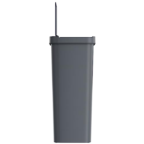 iTouchless Prime 13.2 Gallon Sensor Trash Can, Durable Dent-Proof Construction, Slim and Space-Saving Automatic Bin Great for Kitchen, Home, Office, Business, Garage, Gray Color Plastic