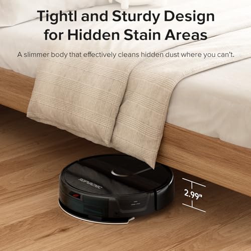 ROPVACNIC Robot Vacuum Cleaner Robot Vacuum and Mop Combo with 4000Pa Suction, Personalized Cleaning Adjustments, Self-Charging Robotic Vacuum Cleaner, Advanced Obstacle Avoidance