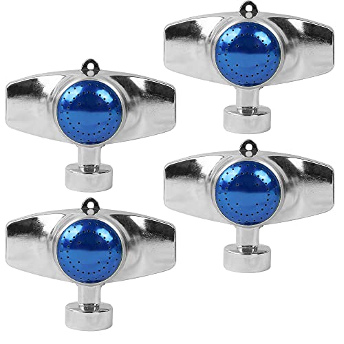 Hourleey 360 Degree Metal Spot Sprinkler, Lawn Sprinklers for Yard, Circle Pattern Sprinkler with Gentle Water Flow for Small Area Yard Lawn Garden Watering, Coverage Up to 30FT (4)