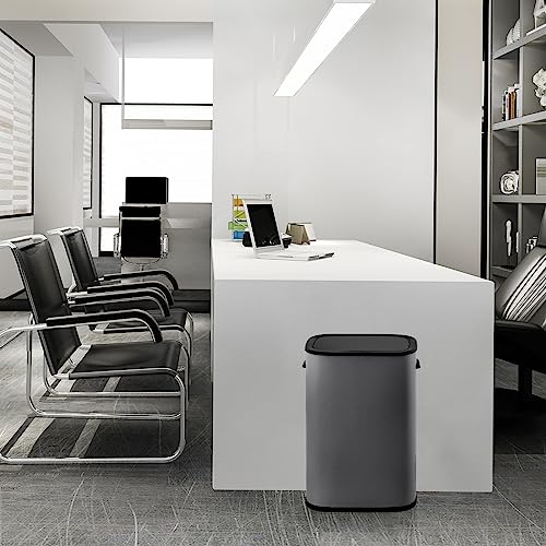 Automatic Trash Can with Lid,14.5 Gallon Smart Trash Can, 55L Motion Sensor Trash Can (use 13 gallon garbage bags) for Bedroom, Bathroom, Kitchen, Office