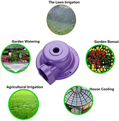 KEREN Metal Lawn Sprinkler Garden Water Sprinklers Lawn Irrigation System for Small to Medium Area Watering Outdoor Garden Yard Lawn